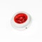 Truck-Lite High Profile, Led, Red Round, 8 Diode, Marker Clearance Light, Pc, Gray Polycarbonate Flange 10379R - alternate 1